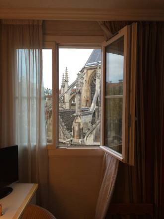 View from our hotel room